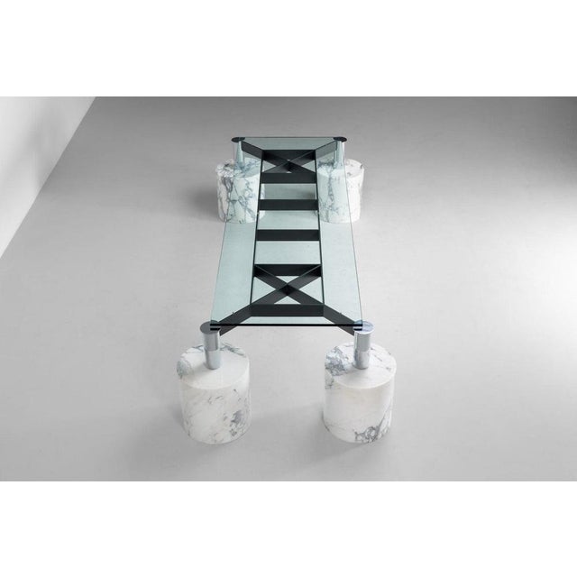 Swiss Postmodern Architect Office Table, 1980s For Sale - Image 13 of 18