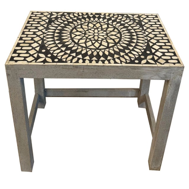 Transform your home into a sanctuary of sophisticated design with our Distressed Gray Nesting Tables with Handcrafted...