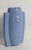 1950s Mid Century Art Deco Pottery Vase in Blue Glaze For Sale - Image 5 of 10