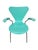 Make a bold statement with this vintage Italian Modern arm chair, dating to the 1990s. Made in Italy, the chair features a...