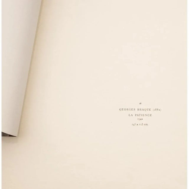 1940s 1947 After Georges Braque "The Patience", First Edition Period Parisian Offset Lithograph For Sale - Image 5 of 8