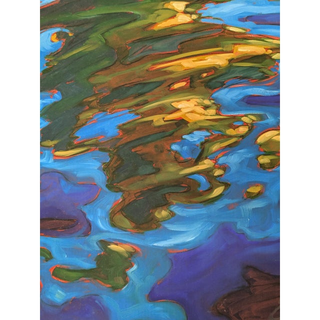 2000 - 2009 Early 21st Century, "Topography", Abstract, Giclee on Fine Art Watercolor Paper, Artist Elena Madden For Sale - Image 5 of 7