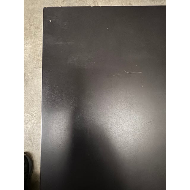 Late 20th Century Marble and Steel Side Table For Sale - Image 10 of 10