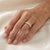 Sonia B 18k Three Row Diamond Eternity Band with approximately 2.00 carats of pave set round white diamonds, 5.38 grams,...