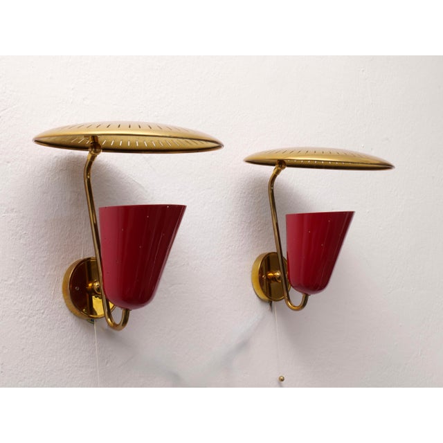 Metal Wall Lamps from B.A.G. Turgi, 1950s, Set of 2 For Sale - Image 7 of 13
