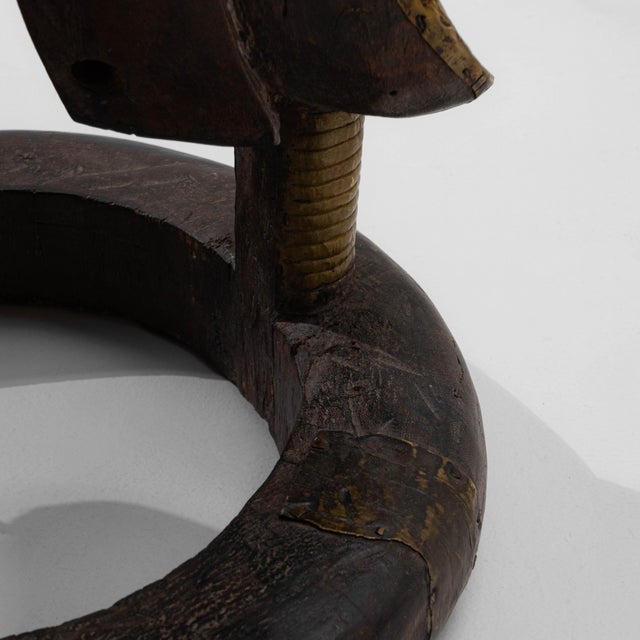 Brown 20th Century African Carved Bakota Stool For Sale - Image 8 of 18