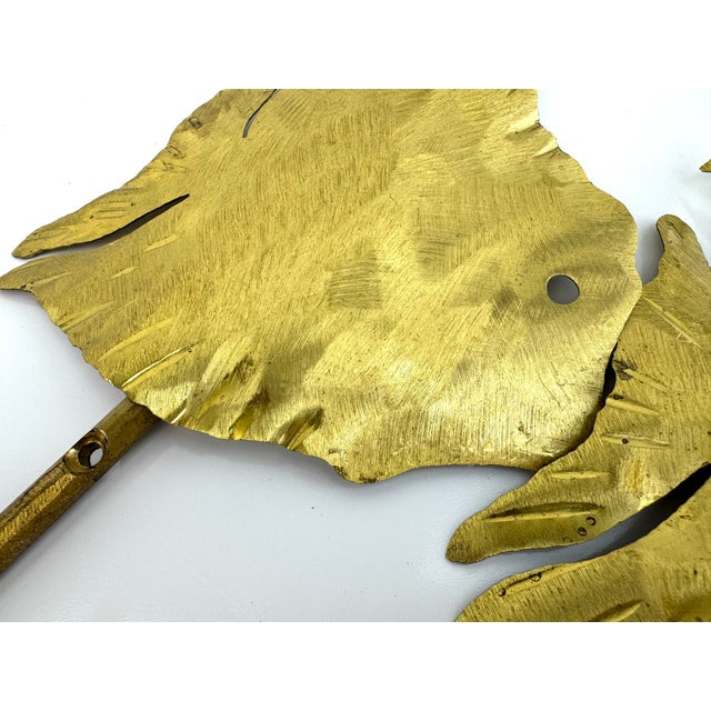 Vintage Brass Fish Wall Hooks – A Pair For Sale In Little Rock - Image 6 of 9
