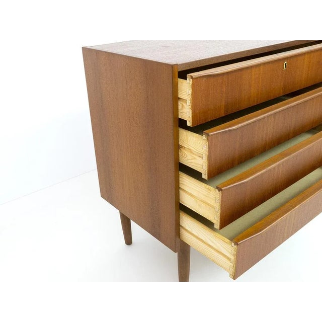 Scandinavian Chest of Drawers in Teak, 1960s For Sale - Image 5 of 6