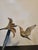 Metal 1970s Bronze Metal Hummingbird Flower Sculpture For Sale - Image 7 of 17