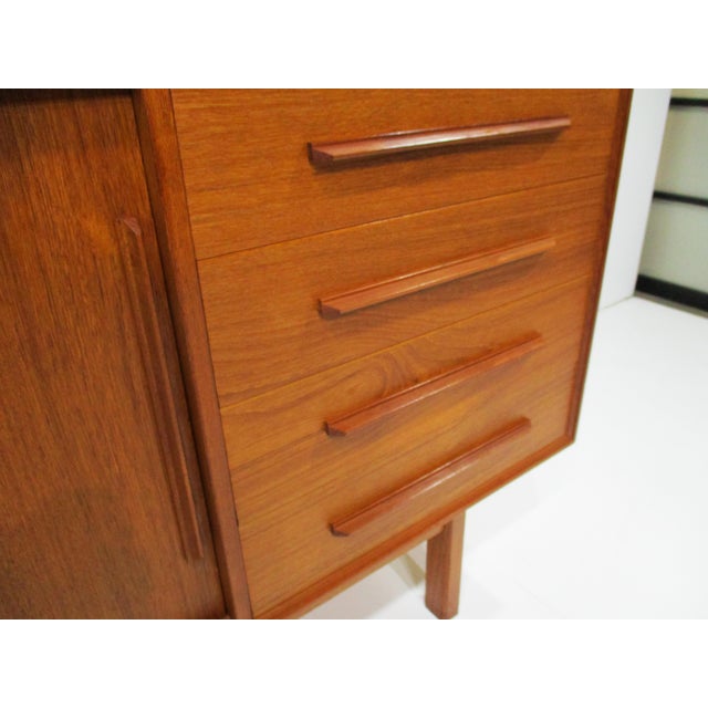 Ib Kofod Larsen Teak Credenza Sideboard for Faarup Denmark For Sale In Cincinnati - Image 6 of 13