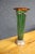 Emerald Glass & Copper Fluted Vase For Sale In Philadelphia - Image 6 of 8