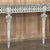 Wood Grand Neoclassical Italian Painted and Carved Wood Console With Marble Top ~ Louis XVI Style For Sale - Image 7 of 18