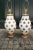 Mid-Century Modern 1960s Large Ceramic Fleur De Lis Lamps - A Pair For Sale - Image 3 of 13
