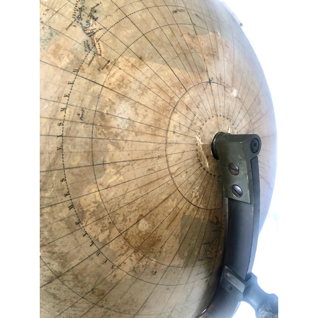 Rare German 1879 Dietrich Reimer Terrestrial Globe, Cartography by Heinrich Kiepert (1818–1899) For Sale - Image 18 of 18