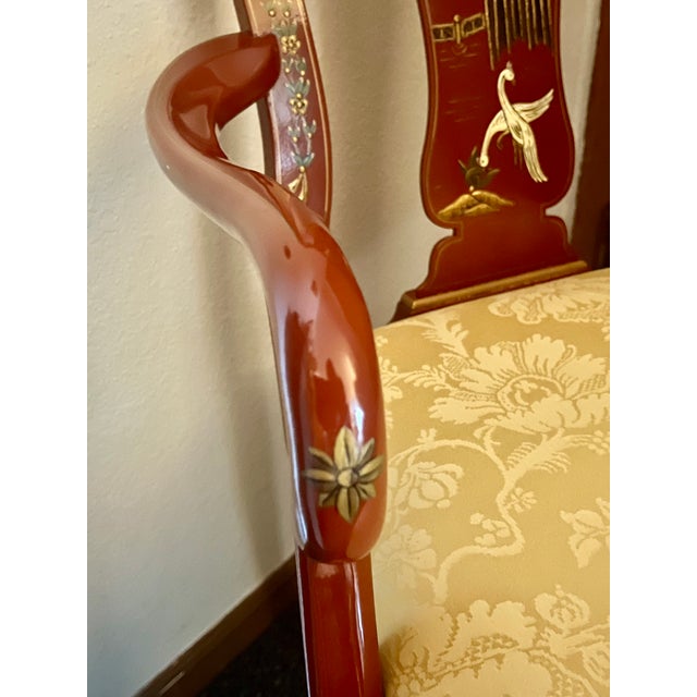 Kindel Furniture Queen Ann Armchair For Sale - Image 4 of 9