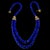 Vintage Lapis Lazuli Double Strand Diamond Necklace 14 Kt Yellow Gold Clasp For Sale - Image 17 of 18