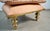 1980’s Hollywood Regency Brass Ottoman / Stool For Sale - Image 10 of 12