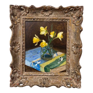 Original Oil Painting of Daffodils For Sale