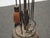 Share Set of Four Vintage French Country Black Cast Iron Fireplace Tools For Sale - Image 12 of 17