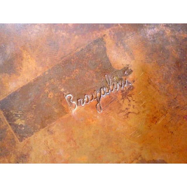 1950s Mid-Century Italian Copper Vase from Bragalini, 1950s For Sale - Image 5 of 6