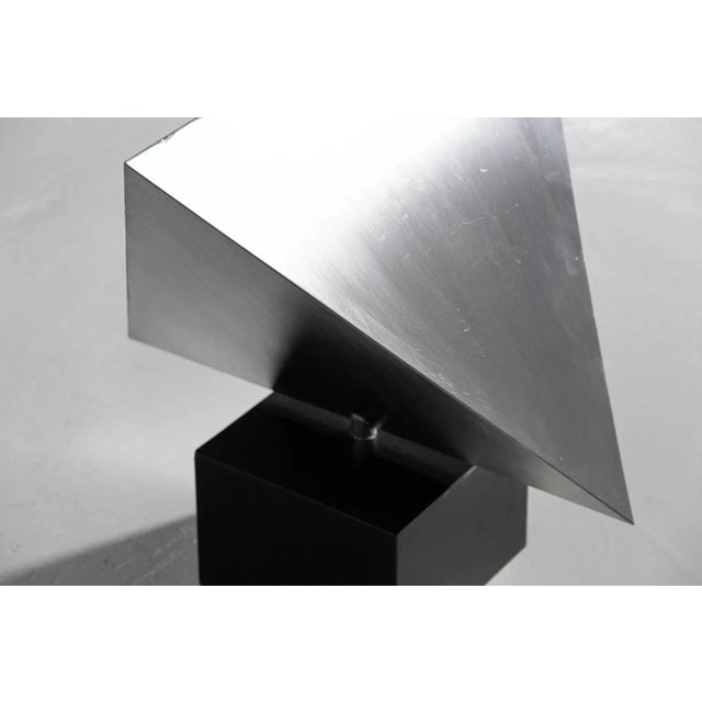 1970s Pyramid Sculpture by Rudolf Wolf, 1975 For Sale - Image 5 of 11