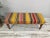 Details SIZE: 18X18X48 Inches ( with legs ) - 45x45x120 cm TYPE: Handmade Ottoman Bench CONDITION: is good. CONSTRUCT: It...