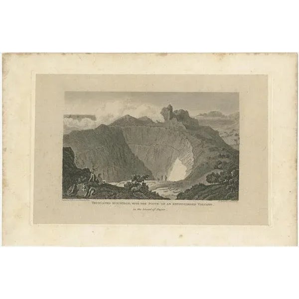 Paper After Craig, The Ancient Volcano of Owyhee or Hawaii, 1815, Print For Sale - Image 7 of 8