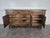 2000 - 2009 Low Sideboard with Three Doors in Carved Oak on Ball Feet For Sale - Image 5 of 7