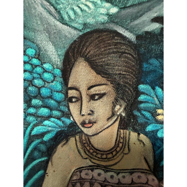 K T Hasmara Traditional Balinese Painting For Sale In San Francisco - Image 6 of 12