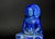 Late 20th Century Lapis Lazuli Buddha Statue Stately Presence For Sale - Image 5 of 17