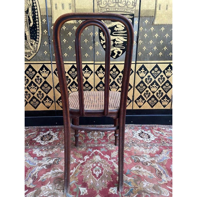 Brown Chairs in Caning from Thonet, Set of 5 For Sale - Image 8 of 11