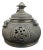 Antique Asian Indian Silver Betel Nut Censer Box or Incense Burner For Sale
