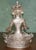 Tibetan Silvered Metal Buddhist Deity Figure Statue on Lotus Base For Sale - Image 13 of 18