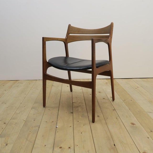 Teak Chair by Erik Buch for Christiansen Møbelfabrik, Denmark, 1960 For Sale - Image 3 of 11