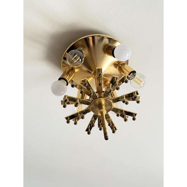 Venetian Murano Glass Hanging Lamp in the style of Barovier & Toso, 1980s For Sale - Image 11 of 13