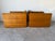 Wood 1970s Mid-Century Modern Milo Baughman - Style Architectural Cube Lounge Chairs – Pair For Sale - Image 7 of 17