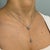 Diamond Halo Heart & Teardrop Lariat Necklace in 14k White Gold, 16 Inches For Sale In New York - Image 6 of 17