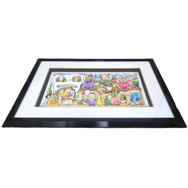 Original 3d Pop Art "Yabba Dabba Doo Dental" Flintstones by Charles Fazzino 20/100 DX For Sale - Image 15 of 18