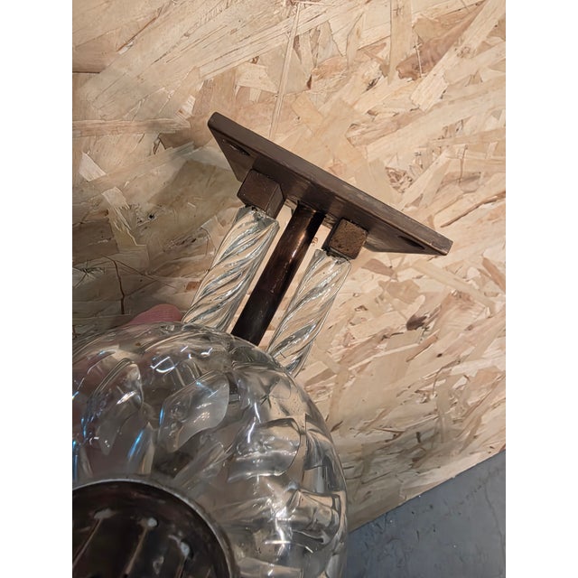 Mid-Century Modern Diamante Glass Wall Lamp by Carlo Scarpa for Venini, 1930s For Sale - Image 3 of 18