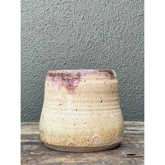 Vintage Original Studio Pottery Vase For Sale - Image 4 of 12