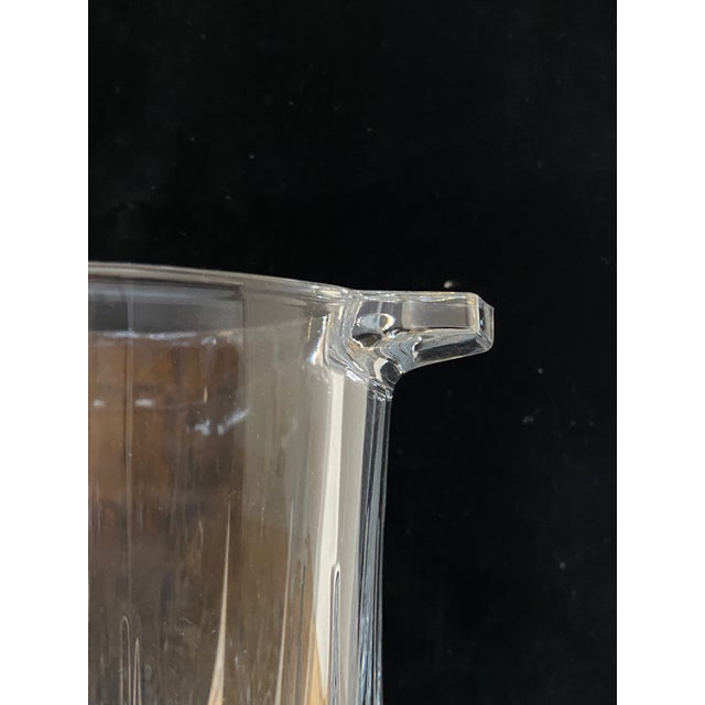 Hollywood Regency Large Regency Modern Crystal Ice Bucket, France, 1960 For Sale - Image 3 of 10