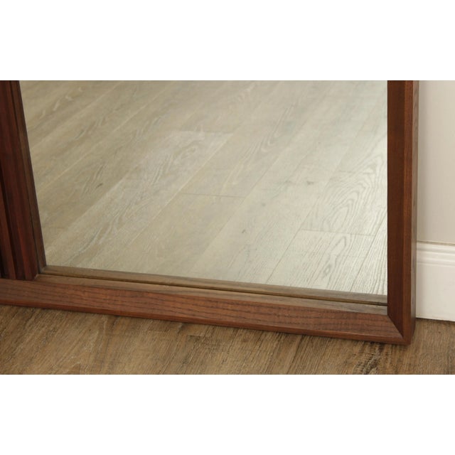 Brown Mid Century Modern Walnut Double Wall Mirror For Sale - Image 8 of 13
