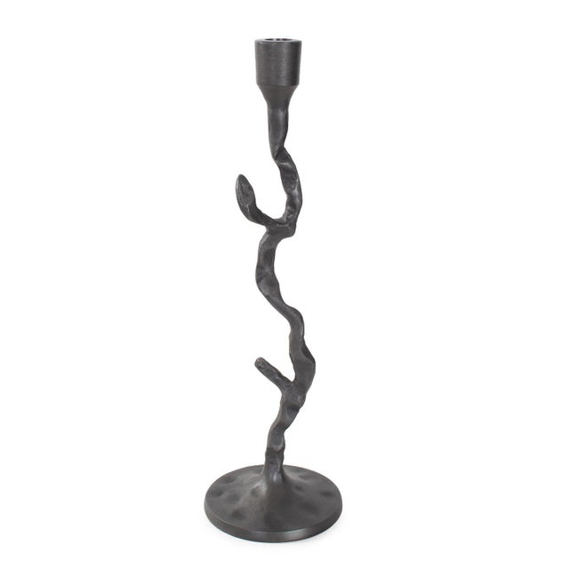 2020s Crooked Branch Candlestick- Tall For Sale - Image 5 of 11