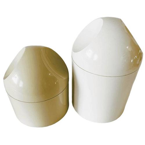Vintage Space Age Plastic Bathroom Storage Boxes by Makio Hasuike for Gedy, Set of 2 For Sale - Image 4 of 10