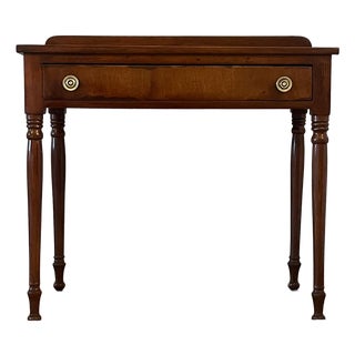 Antique Cherry Bar or Serving Table with Drawer For Sale
