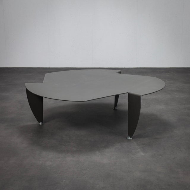 Metal Chincheta Coffee Table by Sergi Devesa Bajet for Disform, 1980s For Sale - Image 7 of 7