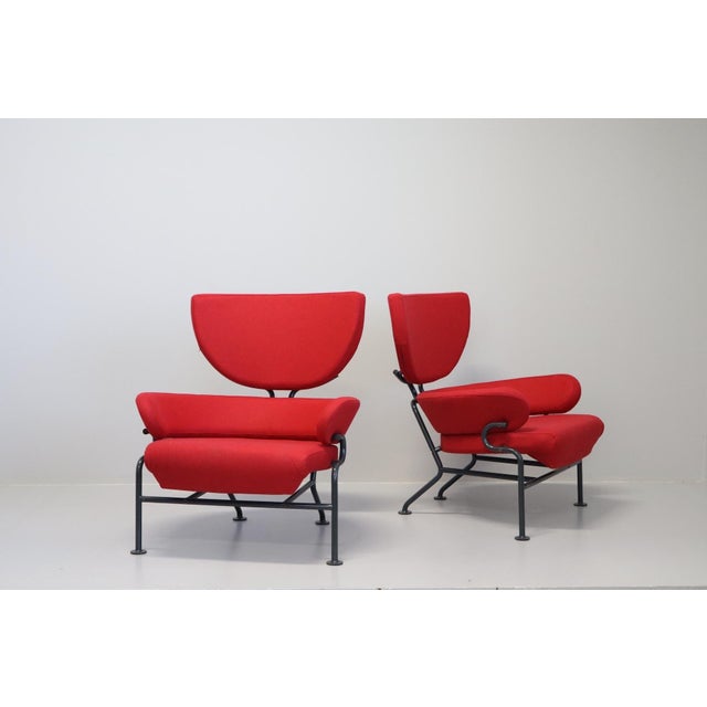 1950s Vintage PL19 Lounge Chairs by Franco Albini for Poggi Pavia, 1955, Set of 2 For Sale - Image 5 of 18
