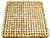 1970s 1970s Reeded Bamboo Cube and Glass End Table For Sale - Image 5 of 6
