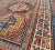 Late 19th Century Late 19th Century Antique Kazak Carpet With Colorful Geometric Design For Sale - Image 5 of 6