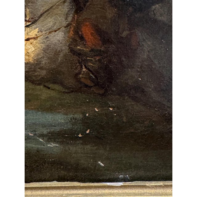 Antique 19th C. Oil Painting European Battlefield WOW! For Sale - Image 10 of 18